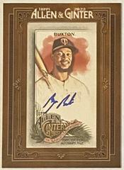 Byron Buxton [Black Frame] Baseball Cards 2022 Topps Allen & Ginter Mini Autographs Prices