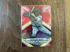 Esteury Ruiz [Red] #BSR-5 Baseball Cards 2023 Bowman Sterling Prices