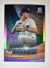 Jackson Jobe #SG-7 Baseball Cards 2022 Bowman Chrome Shades of Greatness Prices