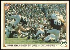 Super Bowl II [Green Bay vs. Oakland] Football Cards 1983 Fleer Team Action Prices