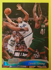 Derek Strong [Refractor] #92 Basketball Cards 1998 Stadium Club Prices