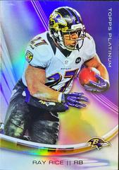 Ray Rice #11 Football Cards 2013 Topps Platinum Prices