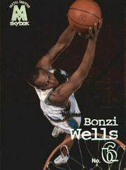 Bonzi Wells #65 Basketball Cards 1998 Skybox Molten Metal Prices