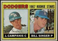 Dodgers Rookies [J. Campanis, B. Singer] #12 Baseball Cards 1967 O Pee Chee Prices