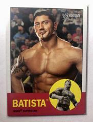 Batista #2 Wrestling Cards 2006 Topps Heritage II WWE Prices