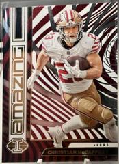 Christian McCaffrey [Red] #3 Football Cards 2023 Panini Illusions Amazing Prices