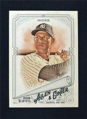 Aaron Hicks #44 Baseball Cards 2018 Topps Allen & Ginter Prices