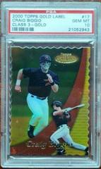 Craig Biggio [Class 3 Gold] #17 Baseball Cards 2000 Topps Gold Label Prices