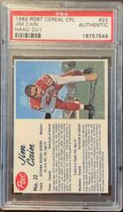 Jim Cain [Hand Cut] #22 Football Cards 1962 Post Cereal CFL Prices