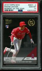 Shohei Ohtani #MOY-2 Baseball Cards 2018 Topps Now Moment of the Year Prices