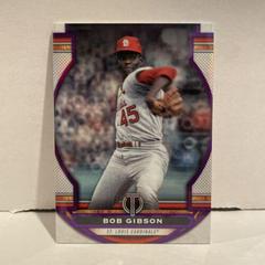 Bob Gibson [Purple] Baseball Cards 2023 Topps Tribute Prices