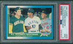 A. L. Pitcher's Nightmare [Canseco, Puckett, Rice] #633 Baseball Cards 1987 Fleer Prices