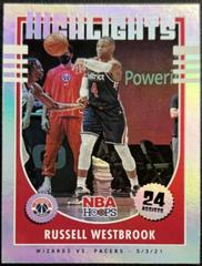 Russell Westbrook #2 Basketball Cards 2021 Panini Hoops Highlights Prices