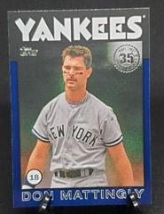 Don Mattingly [Blue] Baseball Cards 2021 Topps 1986 35th Anniversary Prices
