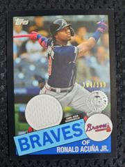 Ronald Acuna Jr. [Black] Baseball Cards 2020 Topps 1985 35th Anniversary Prices