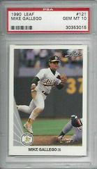 Mike Gallego #121 Baseball Cards 1990 Leaf Prices