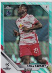 Brian Brobbey [Aqua Refractor] Soccer Cards 2021 Topps Chrome UEFA Champions League Prices