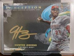 Hunter Greene [Gold Ink] #ISS-HG Baseball Cards 2023 Topps Inception Silver Signings Prices