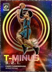 Cade Cunningham [Holo] #8 Basketball Cards 2022 Panini Donruss Optic T Minus 3 2 1 Prices