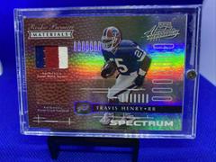 Travis Henry [Spectrum] #160 Football Cards 2001 Playoff Absolute Memorabilia Prices