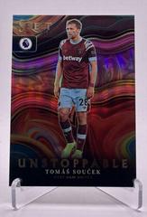 Tomas Soucek [Pink] #10 Soccer Cards 2022 Panini Select Premier League Unstoppable Prices