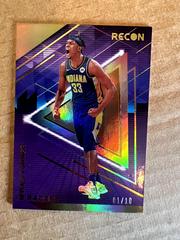 Myles Turner [Gold] Basketball Cards 2021 Panini Recon Prices
