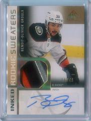 Benoit Olivier Groulx [Inked Patch Autograph] Hockey Cards 2021 SP Game Used Rookie Sweaters Prices
