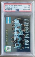 Argentina Team Soccer Cards 2006 Panini World Cup Germany Prices