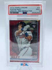 Austin Riley [Red Refractor] #37 Baseball Cards 2019 Topps Chrome Update Prices