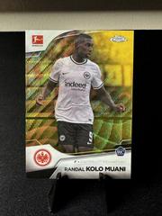 Randal Kolo Muani [Gold Wave] #38 Soccer Cards 2022 Topps Chrome Bundesliga Prices