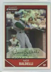 Rocco Baldelli [Refractor] #185 Baseball Cards 2007 Bowman Chrome Prices