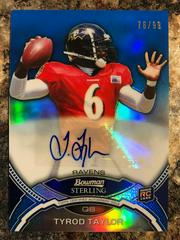 Tyrod Taylor [Blue Refractor] Football Cards 2011 Bowman Sterling Autograph Prices