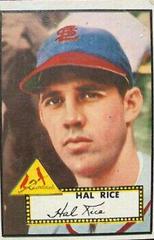 Hal Rice #398 Baseball Cards 1952 Topps Prices