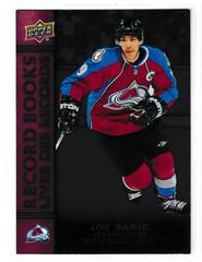 Joe Sakic #RB-13 Hockey Cards 2023 Upper Deck Tim Hortons Legends Record Books Prices