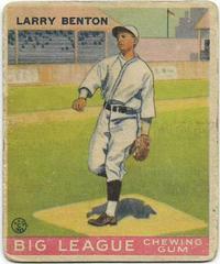 Larry Benton Baseball Cards 1933 Goudey Prices