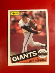 Jeff Robinson #5 Baseball Cards 1985 O Pee Chee Prices