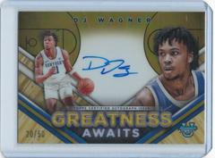 DJ Wagner [Gold Refractor] #GA-6 Basketball Cards 2023 Bowman Best University Greatness Awaits Prices