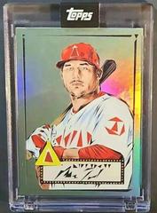 Mike Trout [Seafoam] Baseball Cards 2022 Topps X Naturel 1952 Encased Art Prices