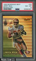Jerry Rice [Refractor] #33 Football Cards 1999 Bowman's Best Prices
