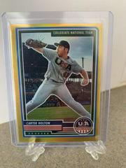 Carter Holton [Gold] #70 Baseball Cards 2023 Panini Stars & Stripes USA Prices