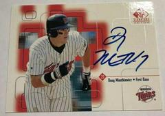 Doug Mientkiewicz #DoM Baseball Cards 1999 SP Signature Autographs Prices