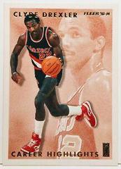 Clyde Drexler #3 Basketball Cards 1993 Fleer Clyde Drexler Prices