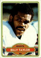 Billy Taylor #309 Football Cards 1980 Topps Prices