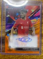 Harvey Elliott [Orange] Soccer Cards 2021 Topps Finest UEFA Champions League Autographs Prices