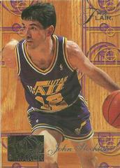 John Stockton #9 Basketball Cards 1994 Flair Play Makers Prices