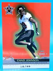 Chad Johnson [Gold] Football Cards 2001 Pacific Vanguard Prices