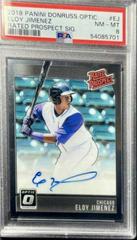 Eloy Jimenez Baseball Cards 2018 Panini Donruss Optic Rated Prospect Signatures Prices