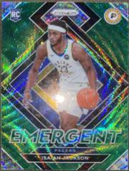 Isaiah Jackson [Green Prizm] Basketball Cards 2021 Panini Prizm Emergent Prices