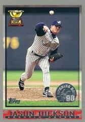 Jason Dickson #64 Baseball Cards 1998 Topps Opening Day Prices