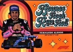 Fernando Alonso [Orange] #BRRR-FA Racing Cards 2022 Topps Formula 1 Bounce Rock Race Roll Prices